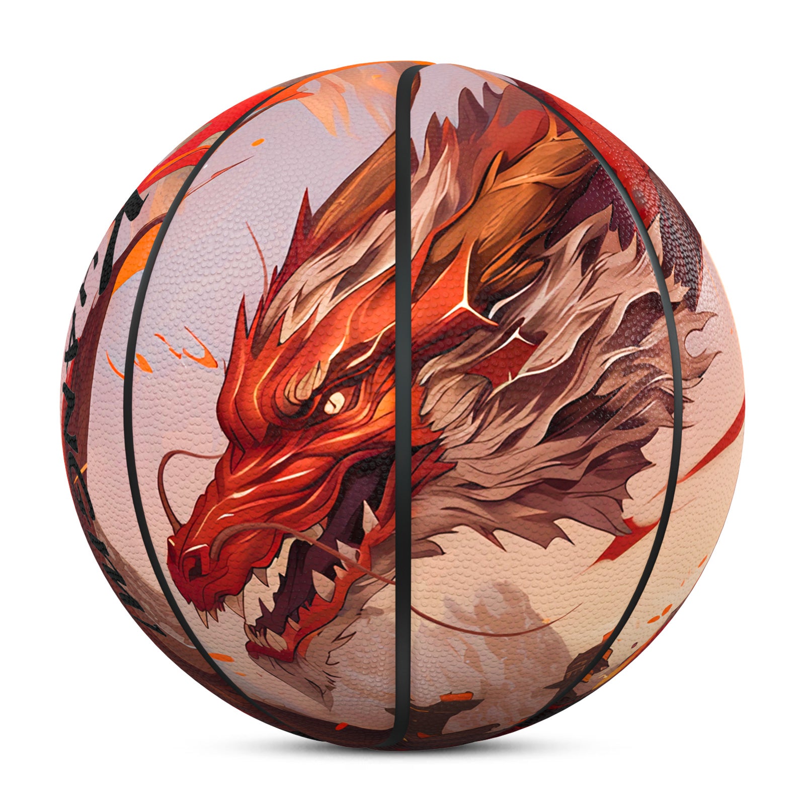 Kuangmi Mighty Red Dragon Basketball Gift Size 7 6 5 4 Hygroscopic PU (Pre-Order)