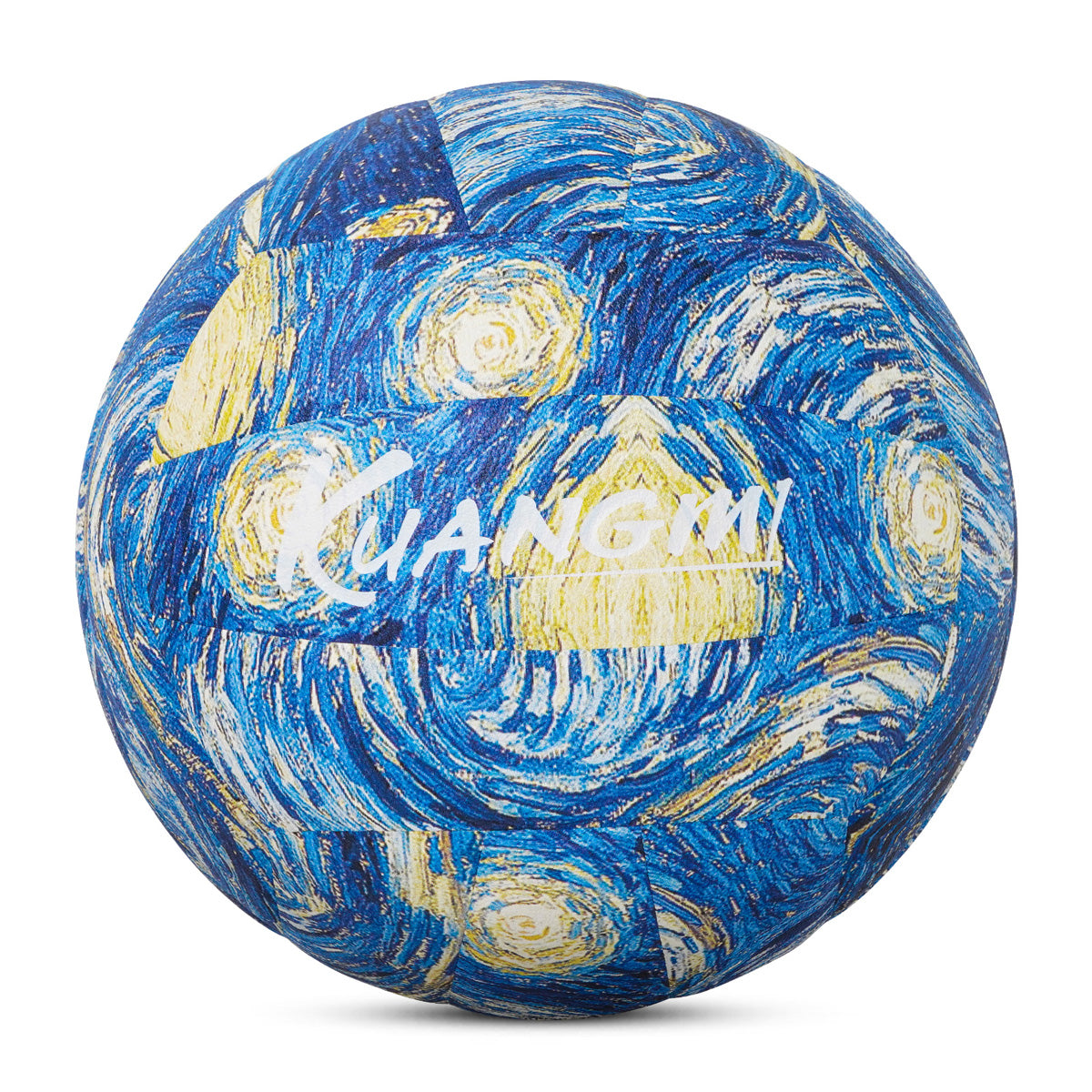 Kuangmi Voleibol Noite Estrelada de Van Gogh, Tamanho 5, Material PU - Para Treino de Homens e Mulheres, Uso em Campo Macio e Duro