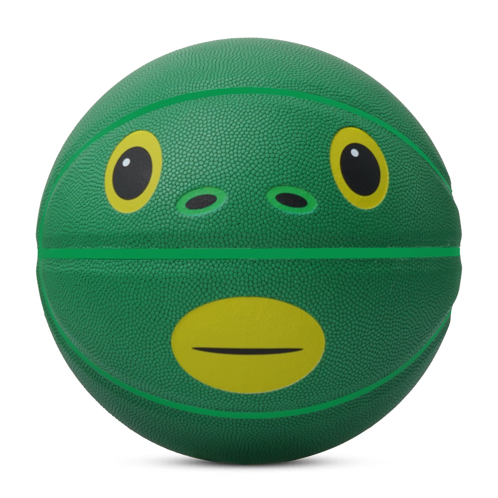 Kuangmi Funny Green Fish Basketball Size 7/6/5 Hygroscopic PU