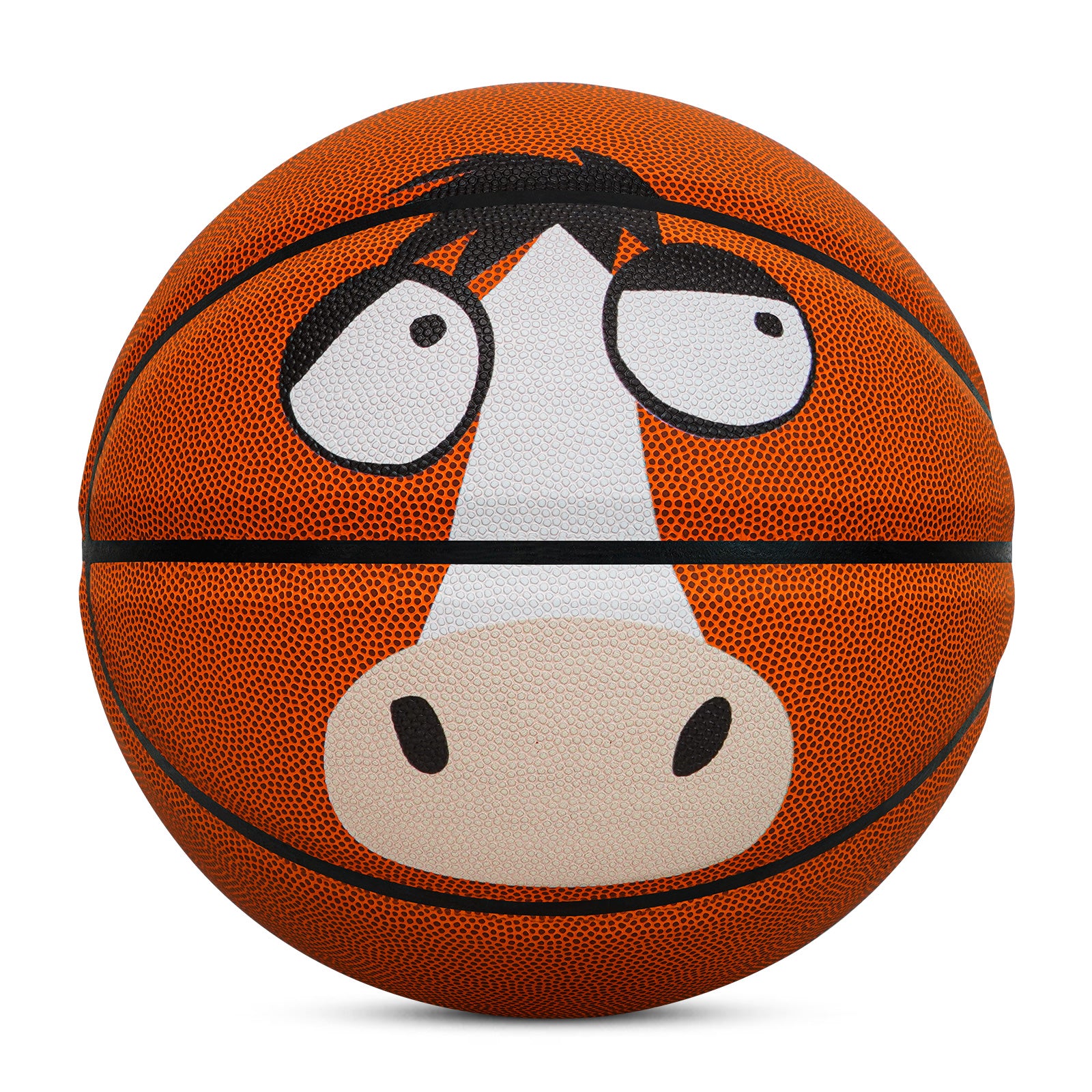 Kuangmi Horse Face Basketball, Sizes 5 (27.5") & 7 (29.5"), Hygroscopic PU Leather