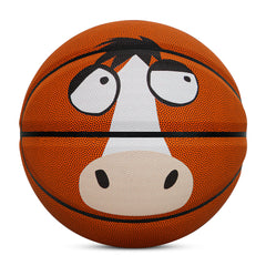 Kuangmi Horse Face Basketball, Sizes 5 (27.5") & 7 (29.5"), Hygroscopic PU Leather