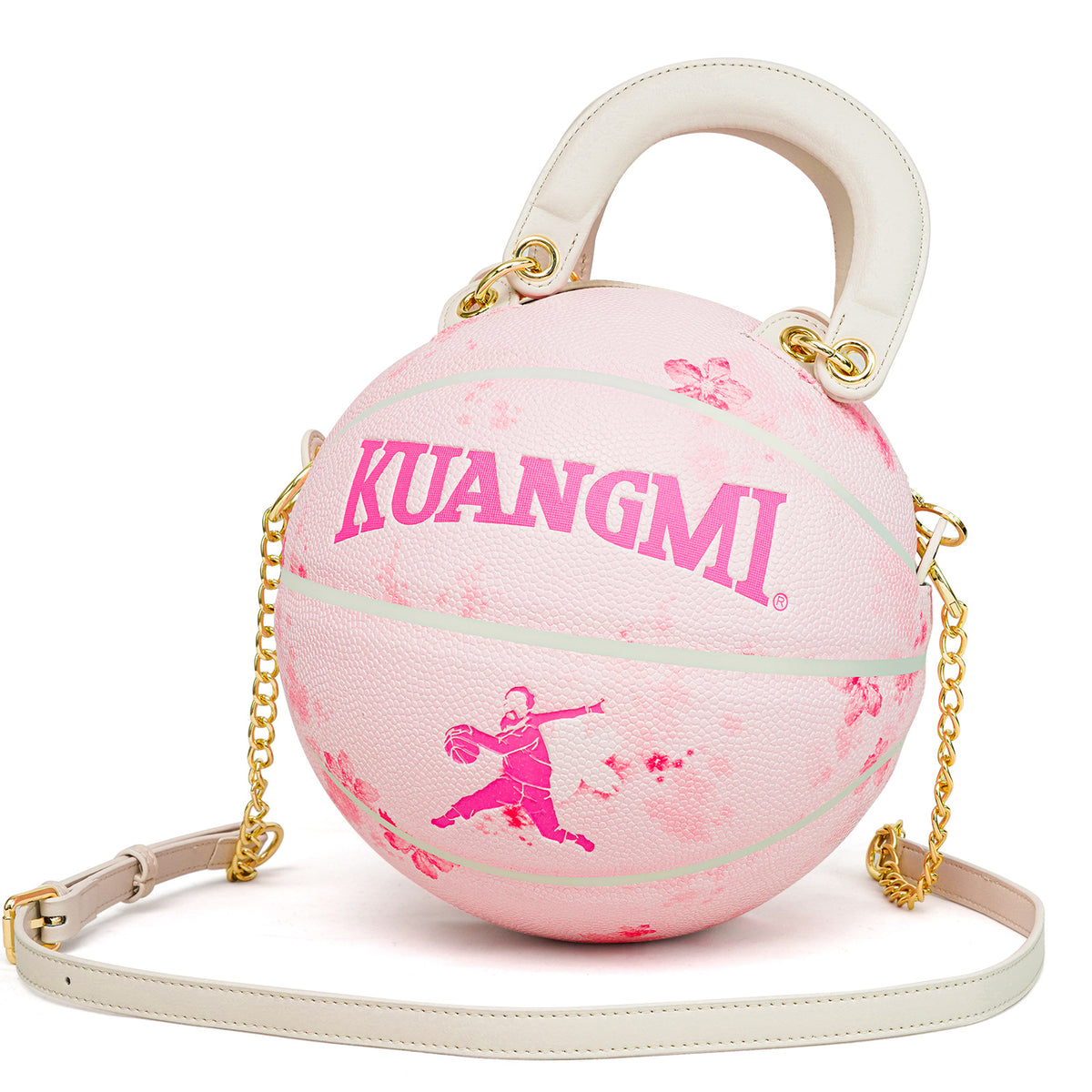 Bolso y cartera de baloncesto Kuangmi Cherry Blossom Pink talla 7 