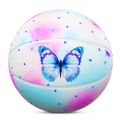 Kuangmi Star Butterfly Basketball Gift Size 7 6 5 4 Hygroscopic PU (Pre-Order)