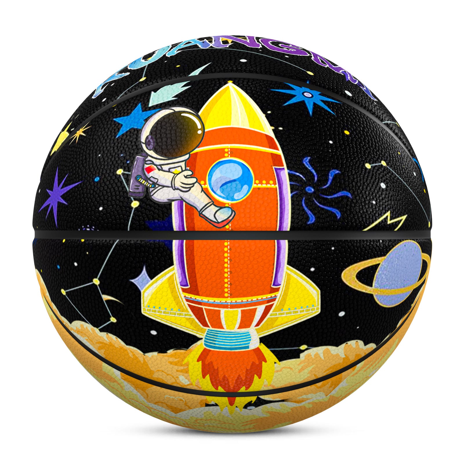 Kuangmi Astronaut Space Basketball Gift Size 7 6 5 4 Hygroscopic PU (Pre-Order)