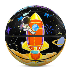Kuangmi Astronaut Space Basketball Gift Size 7 6 5 4 Hygroscopic PU (Pre-Order)