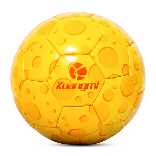 Balón de fútbol de queso Kuangmi tamaño 5