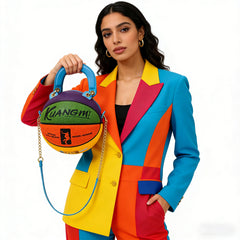 Kuangmi 8 - Bolso y cartera de baloncesto con bloques de color, talla 5/7