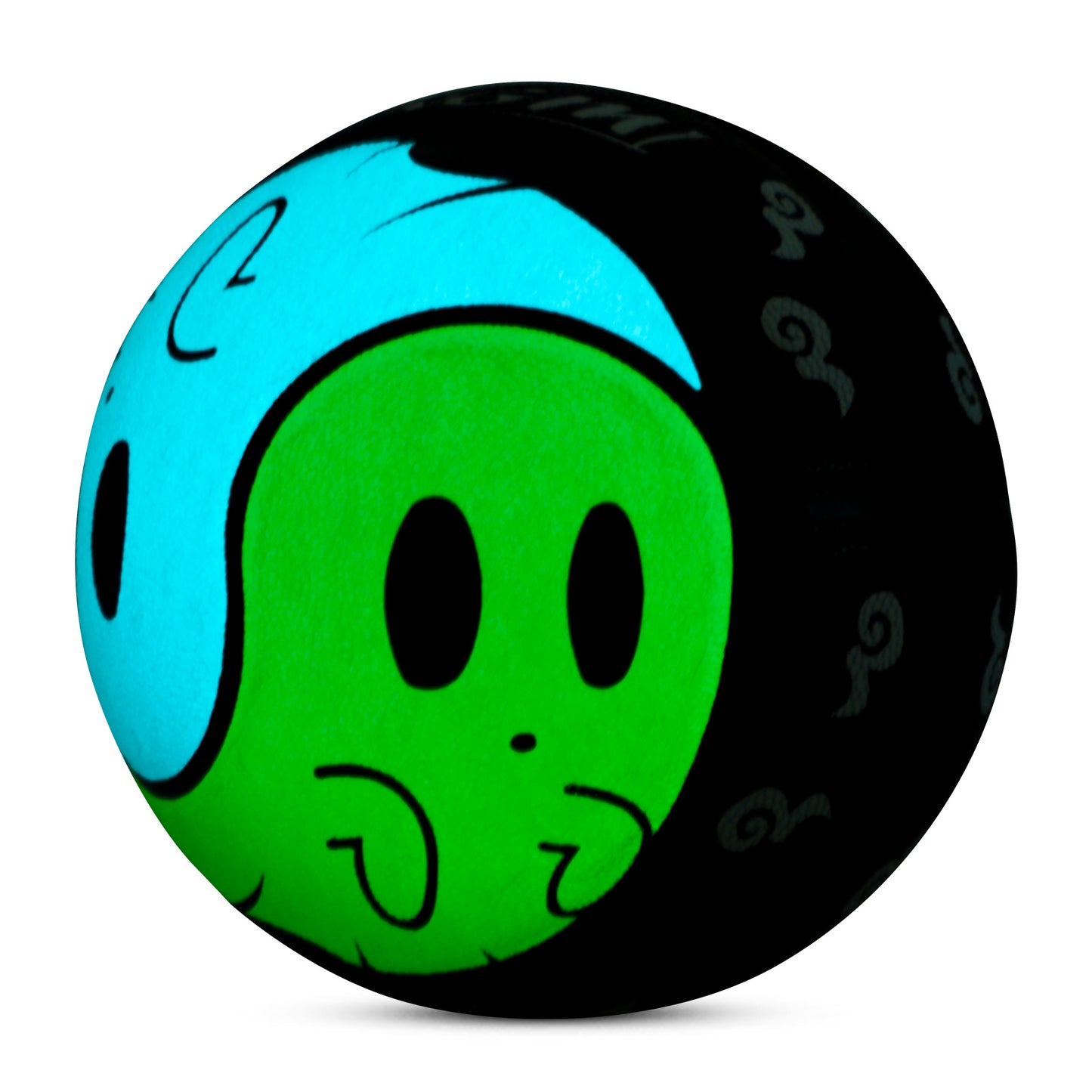 Kuangmi Glow in the Dark Ghost Basketball Size 7 With Tai Chi Elements
