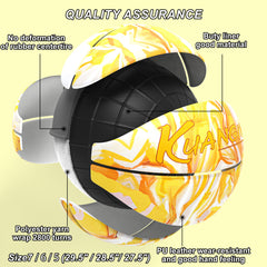 Kuangmi Mango Smoothie Basketball Size 7/6/5 Hygroscopic PU