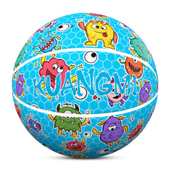 Kuangmi Cute Monster Fun Basketball Gift Size 7 6 5 4 Hygroscopic PU (Pre-Order)