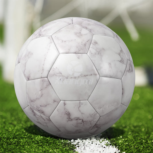 Balón de fútbol Kuangmi con diseño de mármol - Talla 5