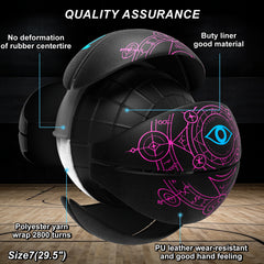 Kuangmi Glow-in-the-Dark Rune Basketball Size 7 Hygroscopic PU