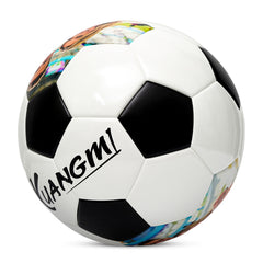 Kuangmi Custom Photo & Graphic Soccer Ball - Personalized Image, Text & Icon Gift for Soccer Lovers (Size 5)