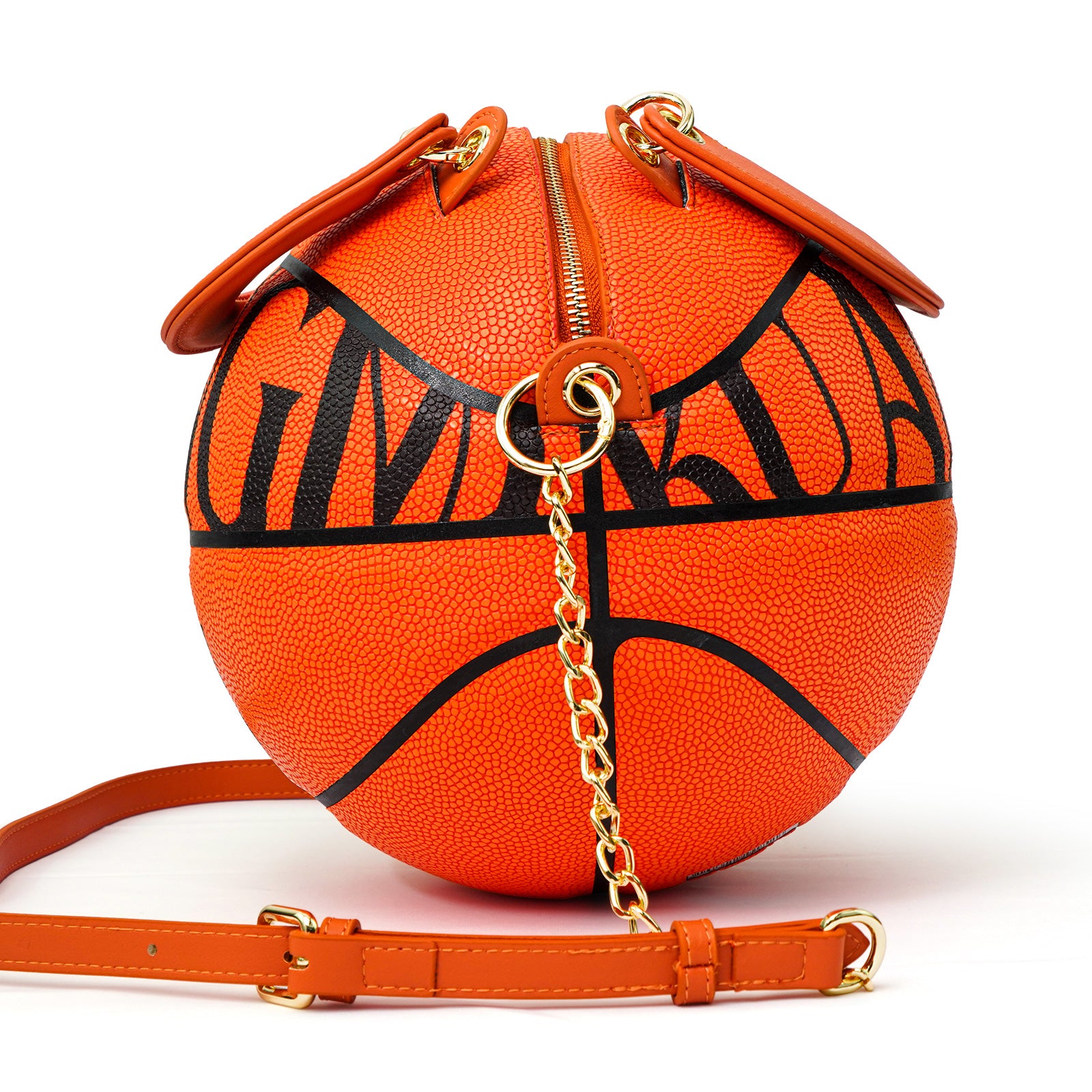 Kuangmi Minimalist Orange Basketball Purse & Handbag - Size 7