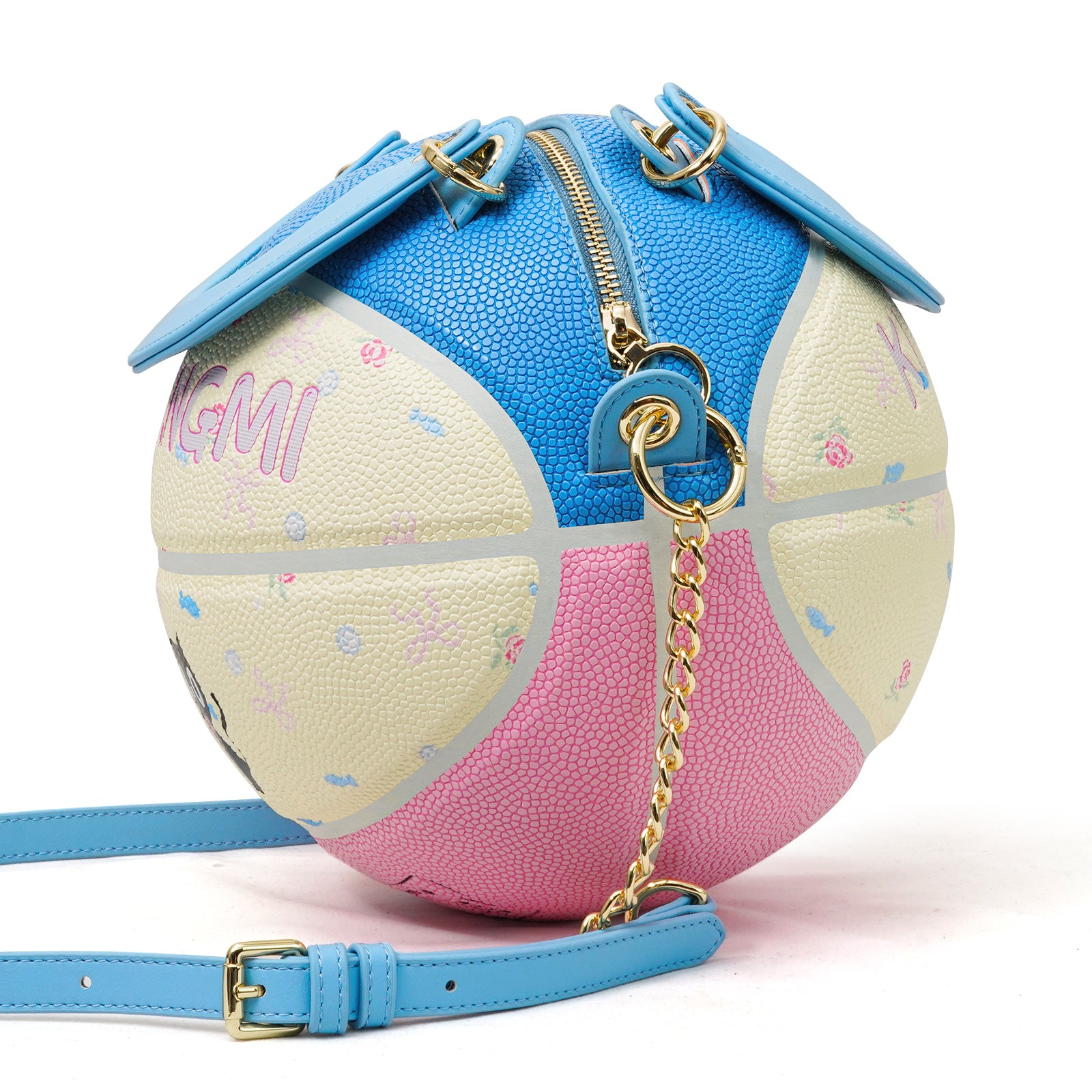 Macaron Black Cat Size 6 (28.5") Basketball Purse & Handbag