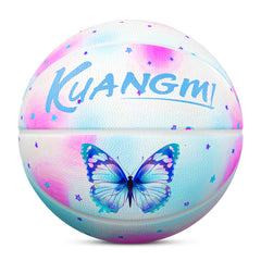 Kuangmi Star Butterfly Basketball Gift Size 7 6 5 4 Hygroscopic PU (Pre-Order)
