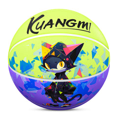 Kuangmi Street Cool Cat Basketball Gift Size 7 6 5 4 Hygroscopic PU (Pre-Order)