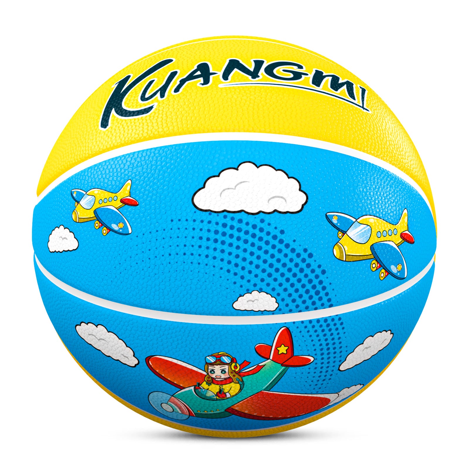 Kuangmi Pilot Kids Basketball Gift Size 7 6 5 4 Hygroscopic PU (Pre-Order)