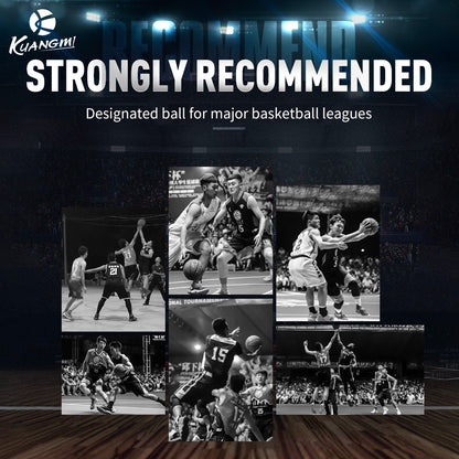 Kuangmi Battle Energy Professional Basketball - Size 7 (29.5"), Indoor Court Excellence