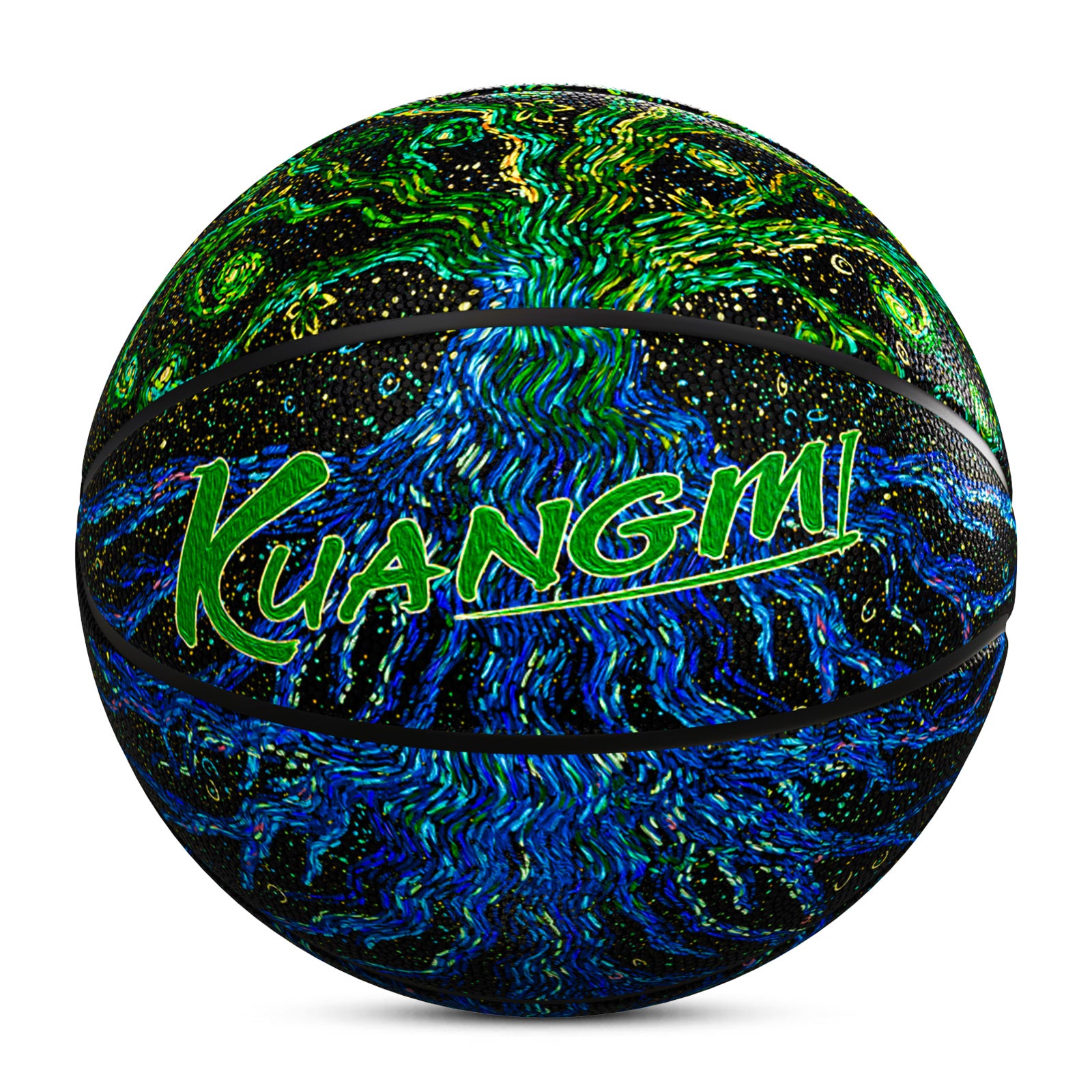 Kuangmi Tree of Life Van Gogh Style Basketball Gift Size 7 6 5 4 Hygroscopic PU (Pre-Order)