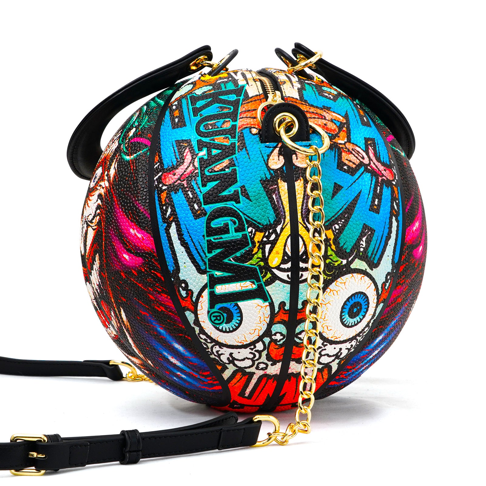 "Vibrant Joker Art" Size-7 Basketball Bag & Handbag