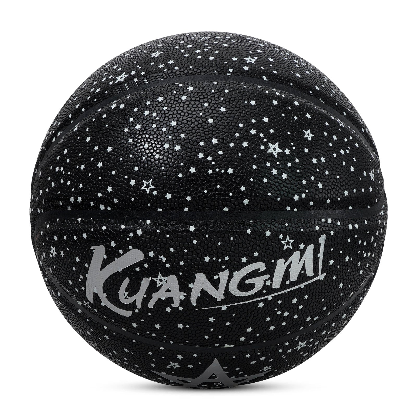 Kuangmi Glow-in-the-Dark Starry Sky Basketball Gift, Size 7 (29.5"), Hygroscopic PU for Indoor Outdoor Play
