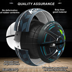 Kuangmi Tire Wheel Pattern Basketball Size 7 Hygroscopic PU