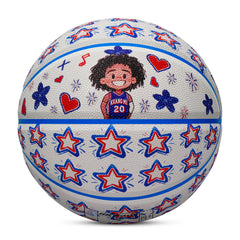Kuangmi Graffiti Star Basketball Size 7 Hygroscopic PU