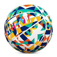 Kuangmi Geometric Pop Art Basketball Gift Size 7 6 5 4 Hygroscopic PU (Pre-Order)