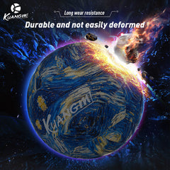 Kuangmi Voleibol Noite Estrelada de Van Gogh, Tamanho 5, Material PU - Para Treino de Homens e Mulheres, Uso em Campo Macio e Duro