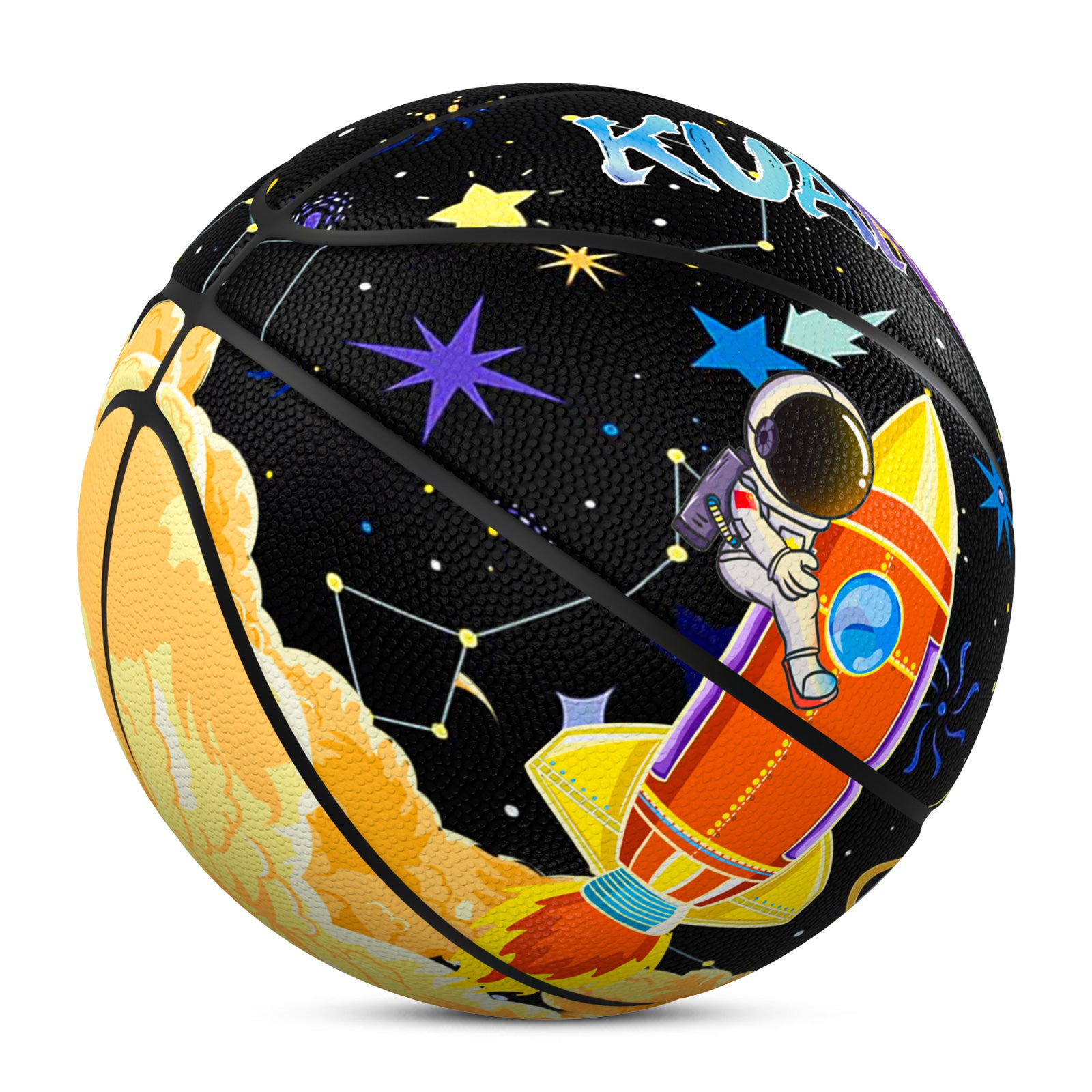 Kuangmi Astronaut Space Basketball Gift Size 7 6 5 4 Hygroscopic PU (Pre-Order)