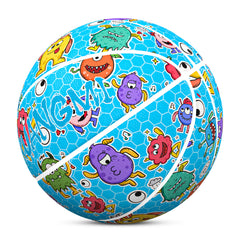 Kuangmi Cute Monster Fun Basketball Gift Size 7 6 5 4 Hygroscopic PU (Pre-Order)