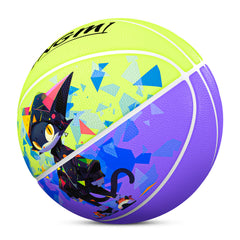 Kuangmi Street Cool Cat Basketball Gift Size 7 6 5 4 Hygroscopic PU (Pre-Order)