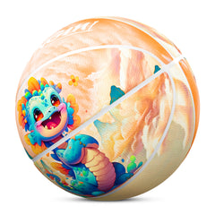 Kuangmi Cute Dragon Basketball Gift Size 7 6 5 4 Hygroscopic PU (Pre-Order)