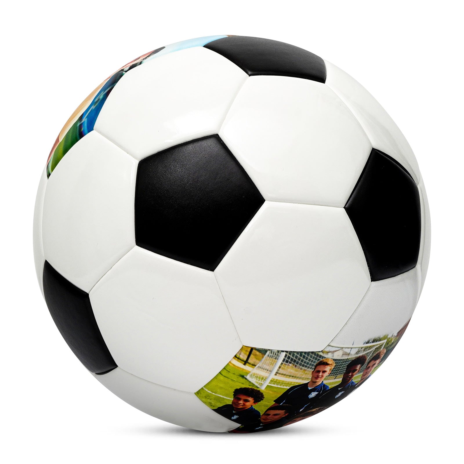 Kuangmi Personalized Photo & Graphic Soccer Ball - Custom Image/Text/Icon Gift for Soccer Fans (Size 5)