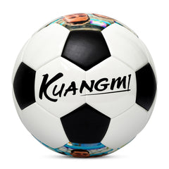 Kuangmi Personalized Custom Soccer Ball - Custom Photos, Texts & Logos Ideal Gift for Soccer Enthusiasts (Size 5)