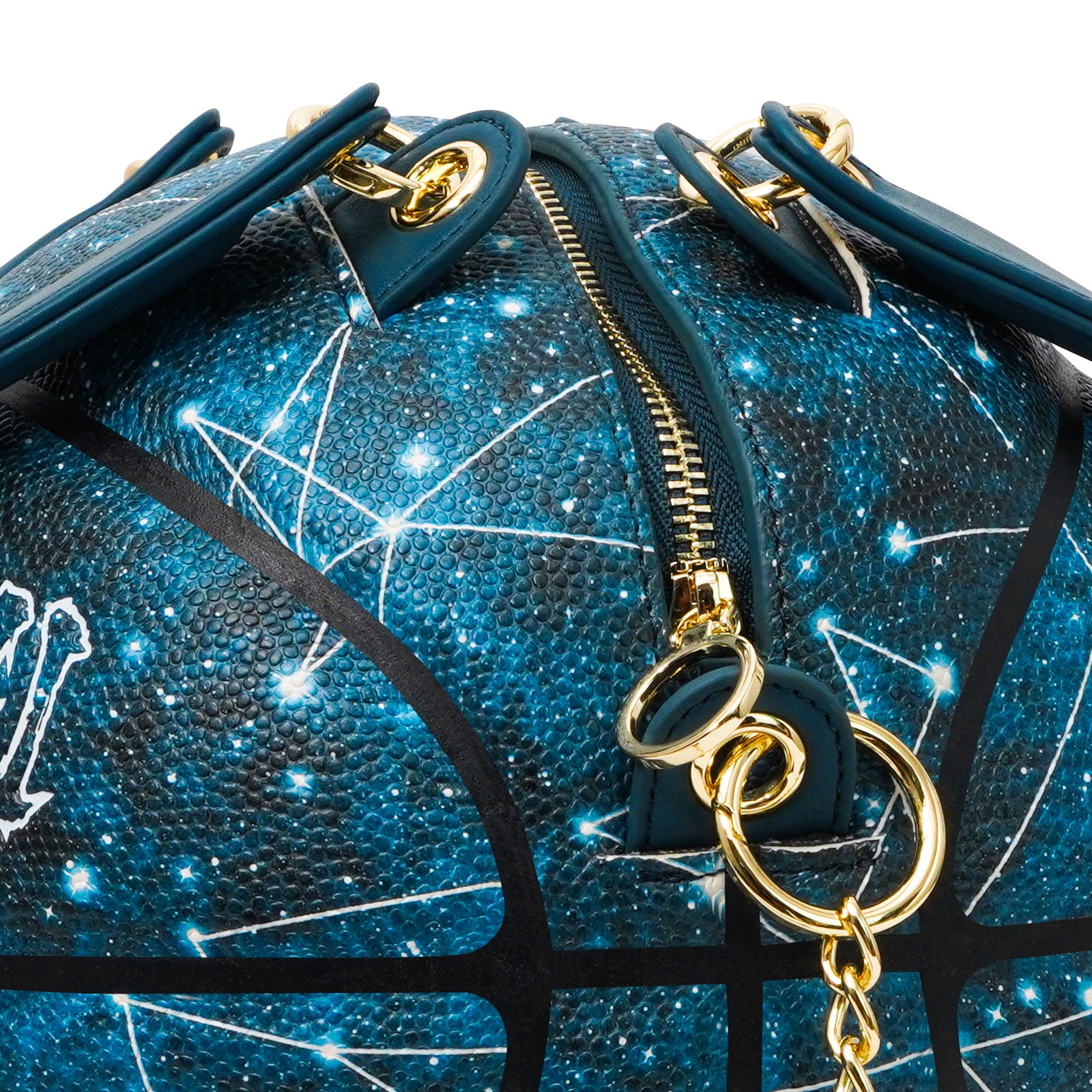 Luminous Starry Sky Size 7 Basketball Purse & Handbag
