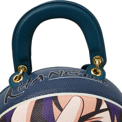 Kuangmi PU Anime Atlas 7# Basketball Crossbody Bag w/ Adjustable Strap