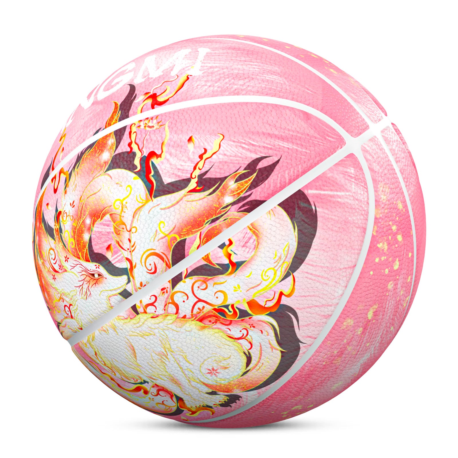 Kuangmi Neunschwänziger Fuchs Basketball Geschenk Größe 7 6 5 4 Hygroskopisches PU (Vorbestellung)
