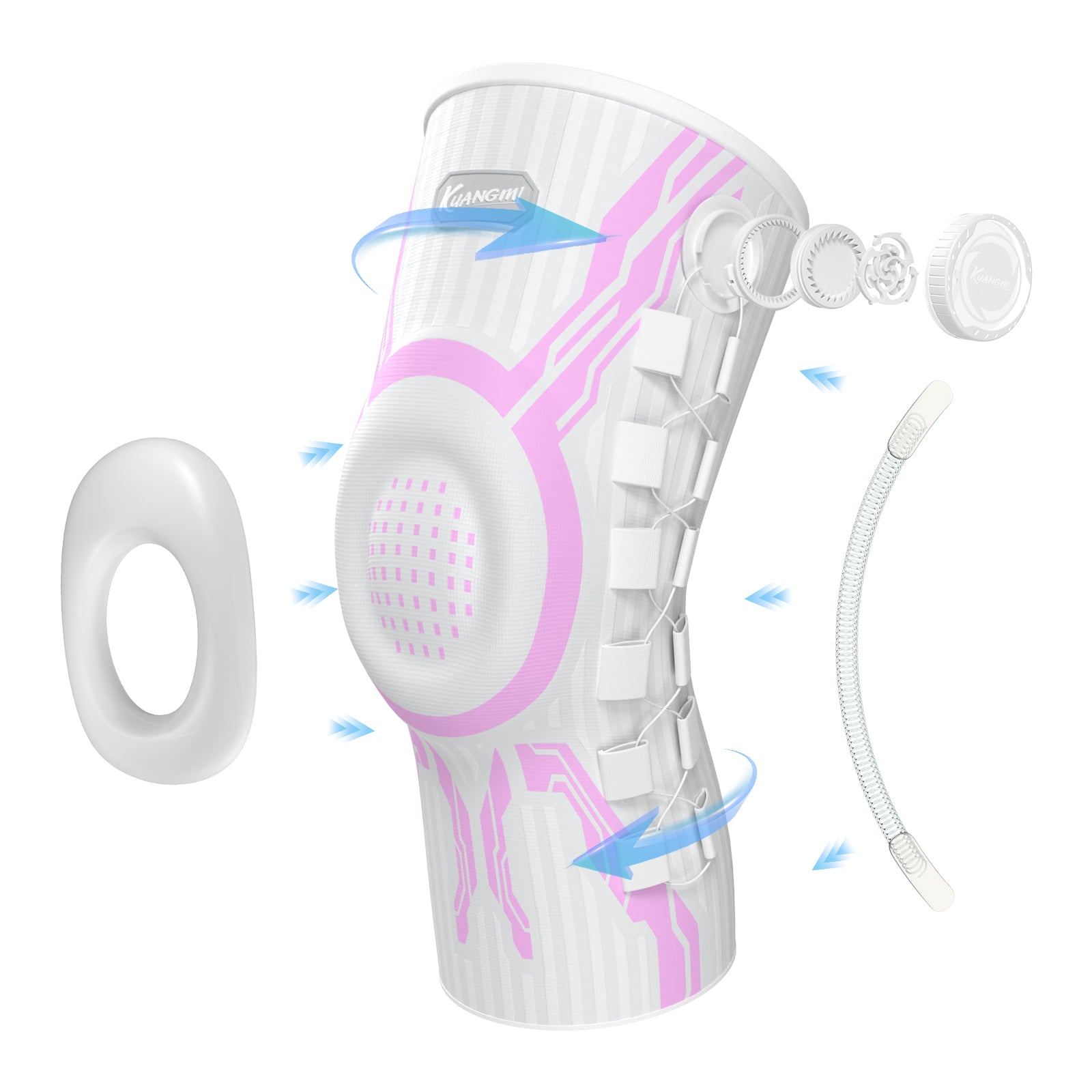 Kuangmi® Férula de Joelho Inteligente - Padrão (Botão ETIE)