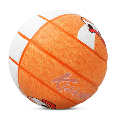 Kuangmi Corgi Pattern Basketball Size 7（29.5“）, Fun Design PU Ball for Kids Youth Adults, Indoor Outdoor Training Game