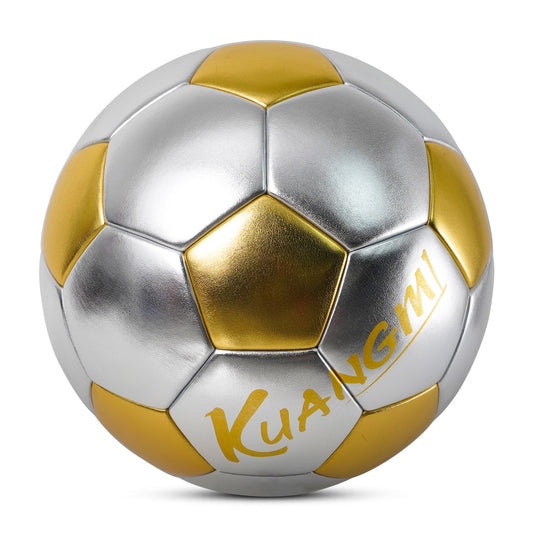 Balón de fútbol Kuangmi Honor Silver Gold - Talla 5