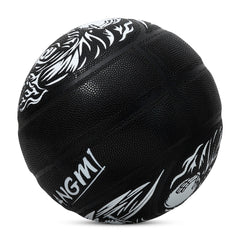 Kuangmi Angel & Demon Basketball Size 7（29.5“）, Durable PU Ball for Kids Youth Adults, Indoor Outdoor Training Game
