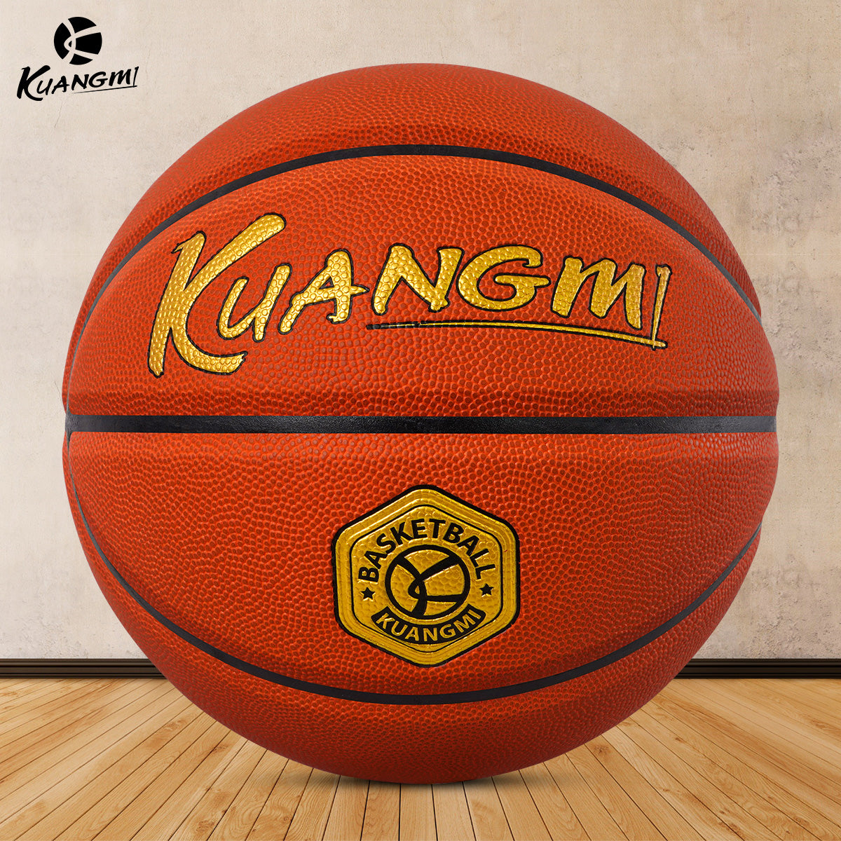 Kuangmi Batalha Energia Basquetebol Profissional - Tamanho 7 (29.5"), Excelência em Campo Interior