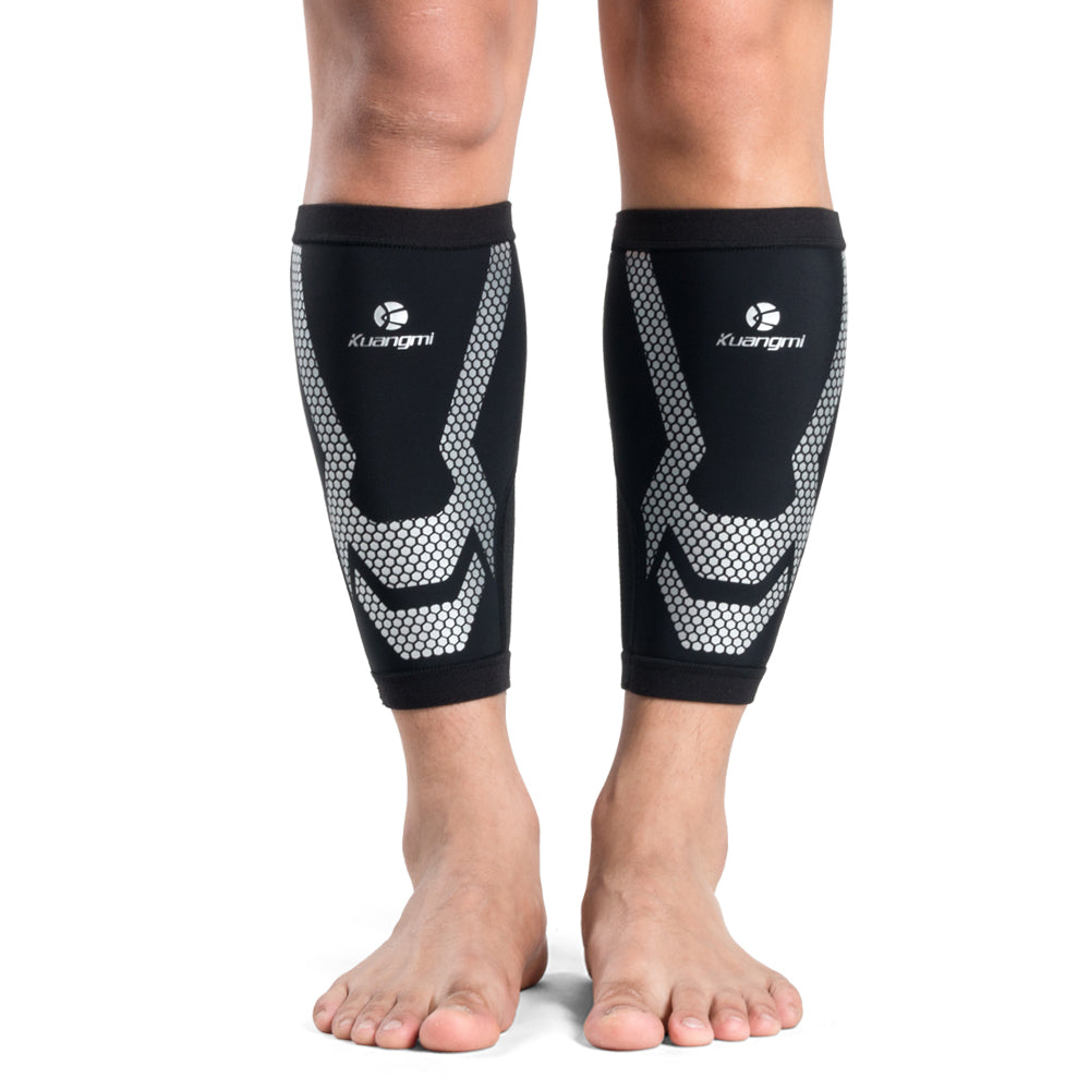 Kuangmi Energy Calf Support - Compression Sleeve for Sports & Activities (Sizes M/L/XL)