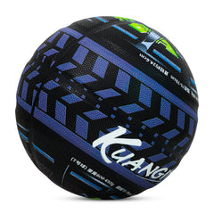 Kuangmi Tire Wheel Pattern Basketball Size 7 Hygroscopic PU
