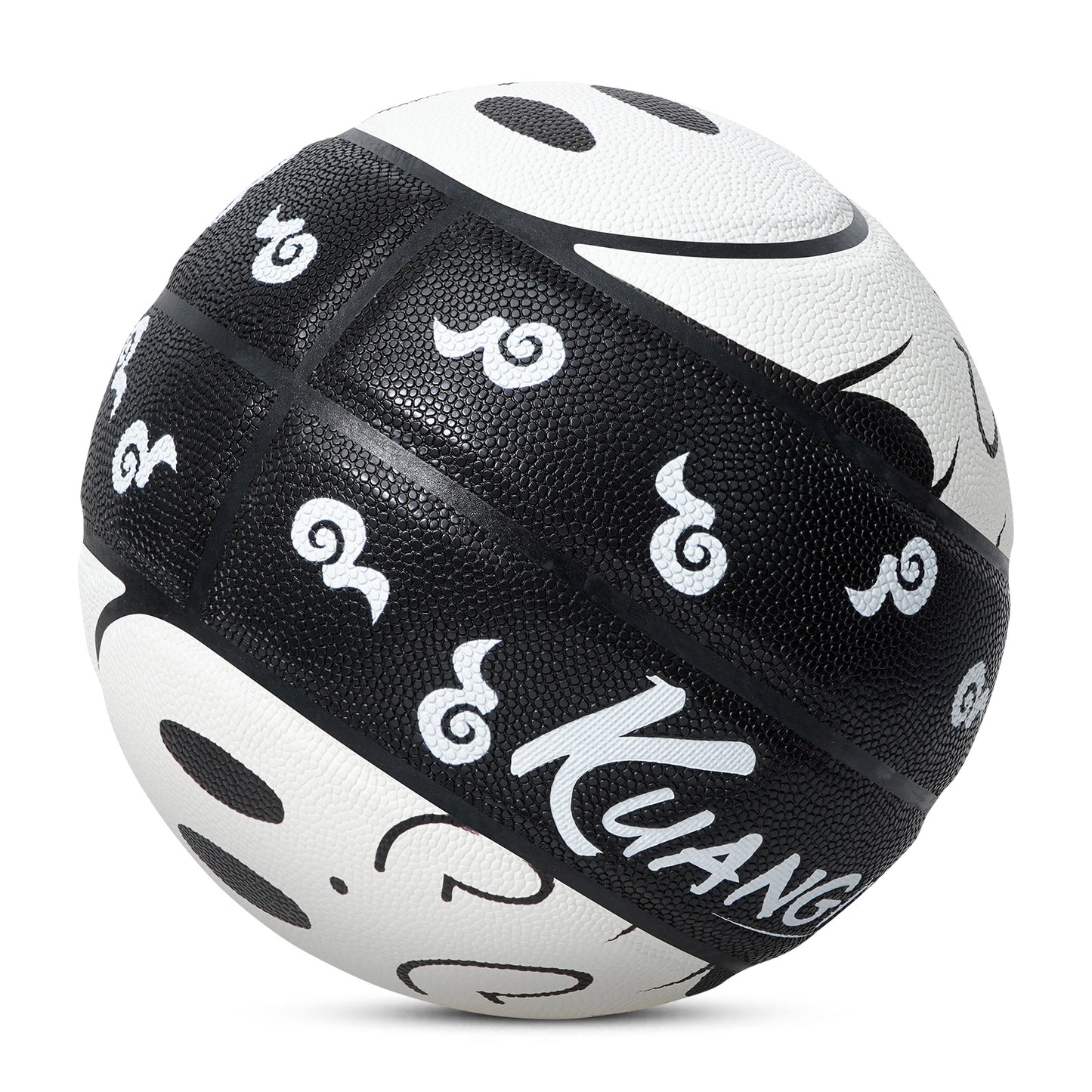 Kuangmi Glow in the Dark Ghost Basketball Size 7 With Tai Chi Elements