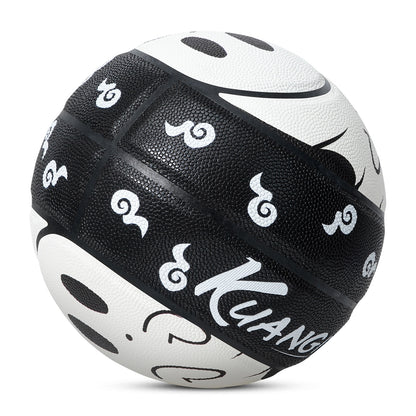 Kuangmi Glow in the Dark Ghost Basketball Size 7 With Tai Chi Elements