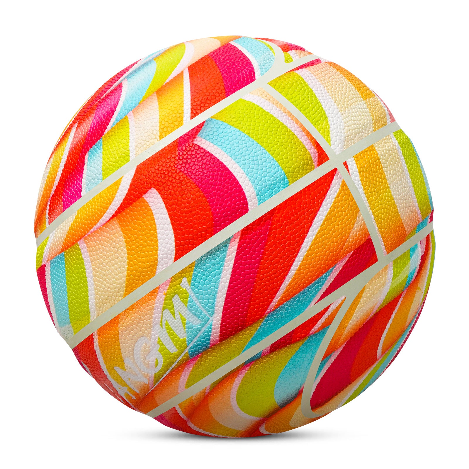 Kuangmi Lollipop Basketball Gift, Size 7 (29.5"), PU Leather for Indoor Outdoor Play