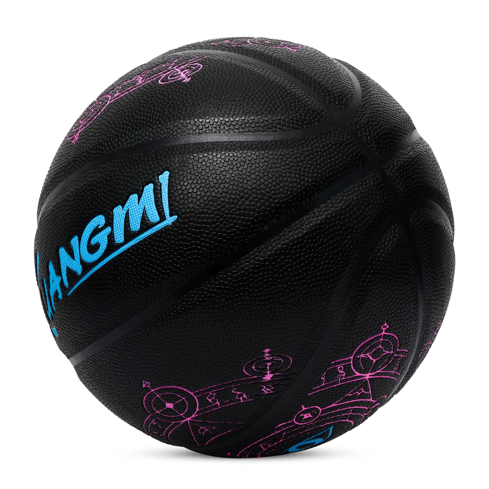 Kuangmi Glow-in-the-Dark Rune Basketball Size 7 Hygroscopic PU